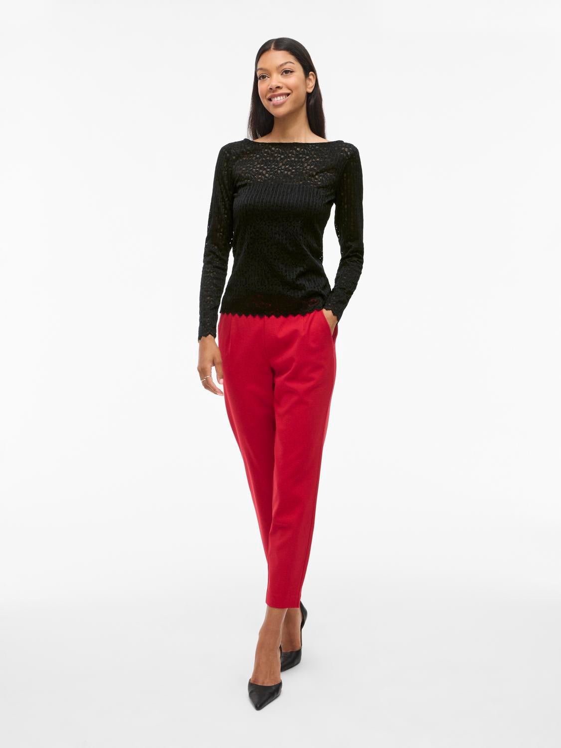 VIROMINA Top - Black Beauty - VERO MODA & VILA Bergvik